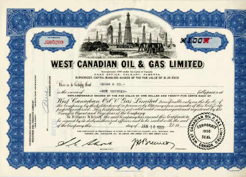 West Canadian Oil & Gas