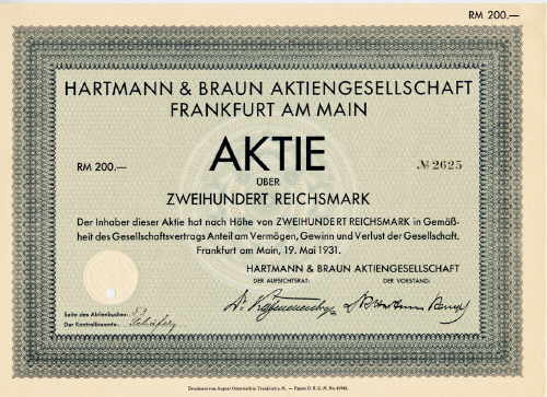 H&B - Hartmann & Braun