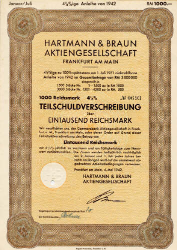 H&B  -  Hartmann & Braun