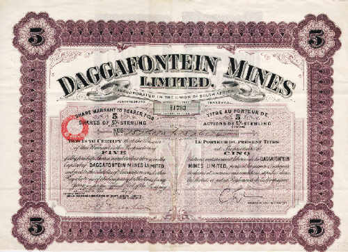 Daggafontein Mines