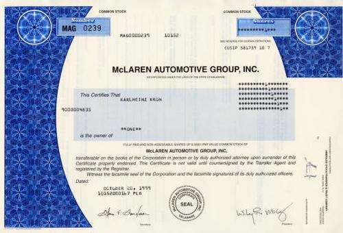 McLaren Automotive Group
