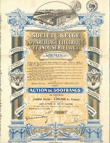 Societe Belge d`Appareillage Electrique et Industriel A.E.I.