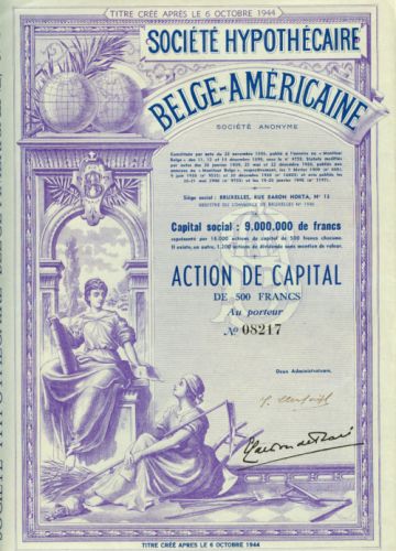 Societe Hypothecaire Belge-Americaine