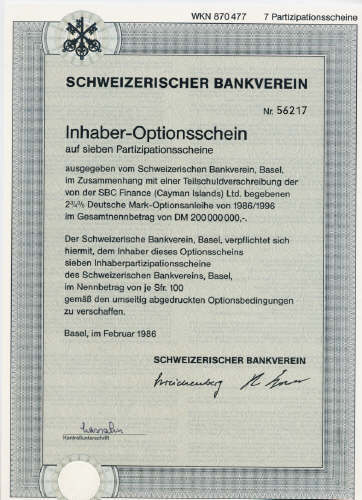 Schweizerischer Bankverein
