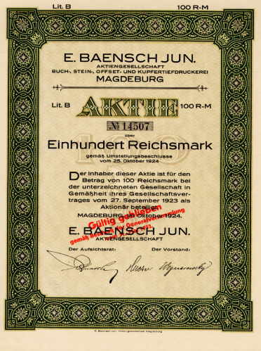 E. Baensch Junior