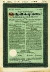 Gold-Hypothekenpfandbrief der Mitteldeutschen Bodenkredit-Anstalt