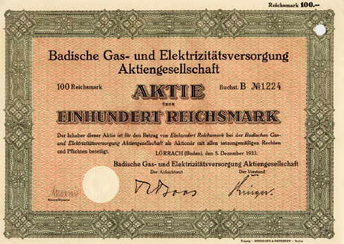 Badische Gas- und Elektrizittsversorgung