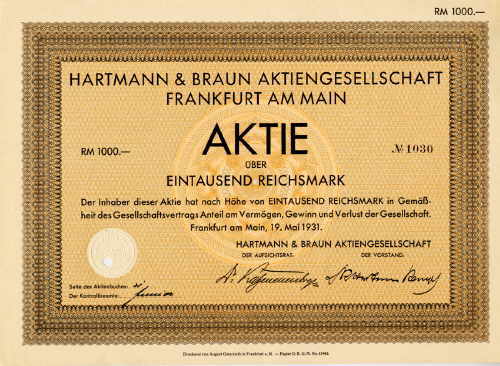 H&B  -  Hartmann & Braun