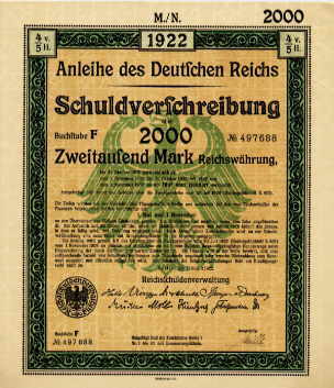 Anleihe des Deutschen Reiches