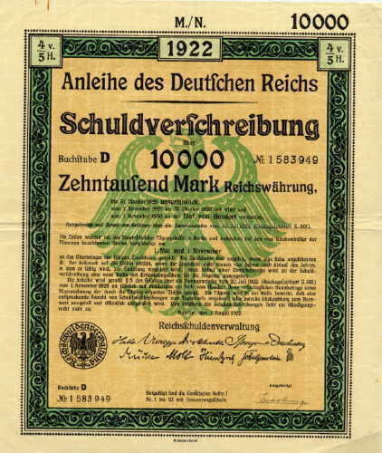 Anleihe des Deutschen Reiches