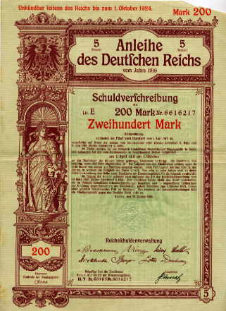 Anleihe des Deutschen Reiches