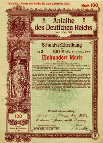 Anleihe des Deutschen Reiches