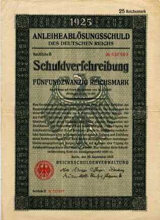 Anleiheablösungsschuld des Deutschen Reiches