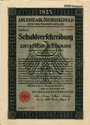 Anleihe des Deutschen Reiches