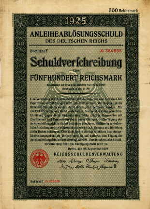 Anleihe des Deutschen Reiches