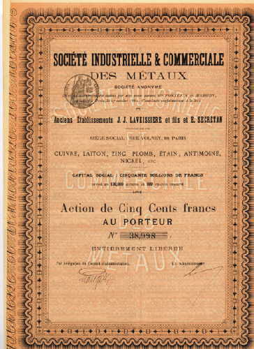 Societe Industrielle & Commerciale des Metaux