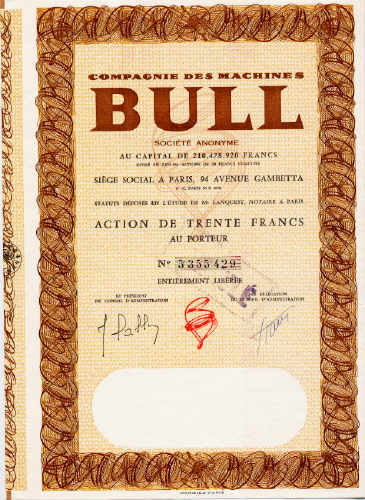 Machines BULL