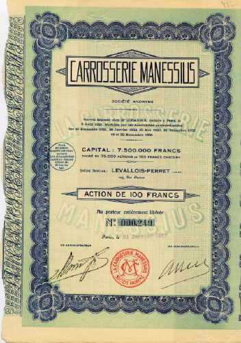 Carrosserie Manessius