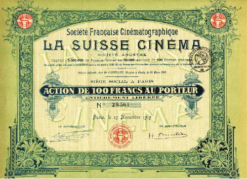 Cinematographique la Suisse Cinema