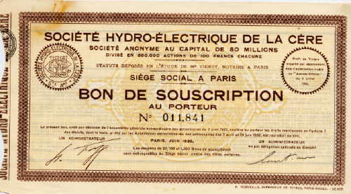 Hydro-Electrique de la Cere