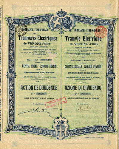 Compagnie Italo-Belge des Tramways Electriques de Verone