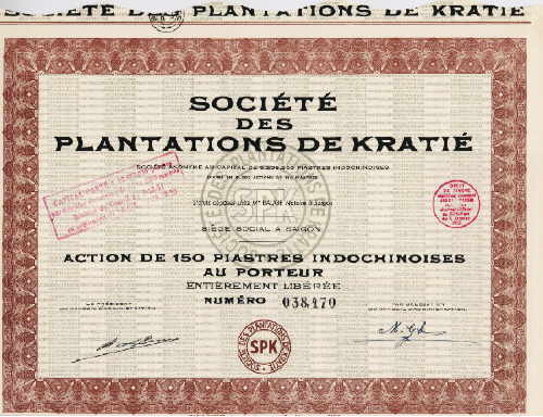 Societe des Plantations de Kratie