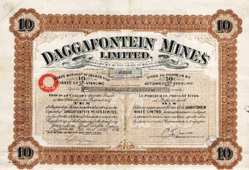 Daggafontein Mines