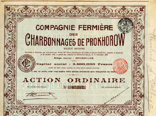 Fermiere des Charbonnages de Prokhorow