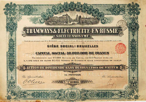 Tramways et Electricite en Russie