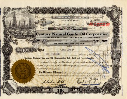 Century Natural Gas and Oil