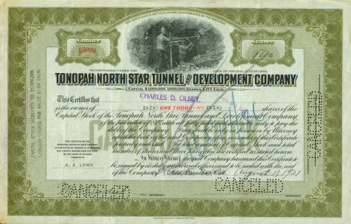 Tonapah North Star Tunnel