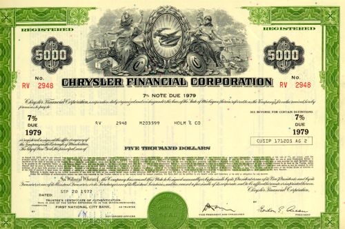 Chrysler Financial Corp.