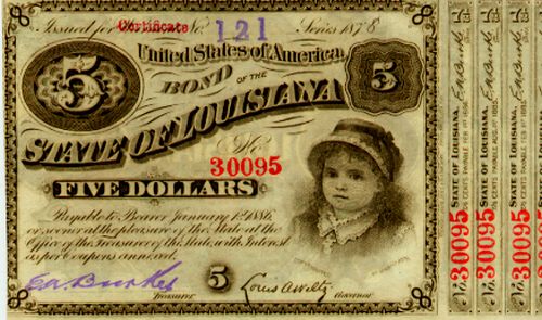 Bond of the State of Louisiana